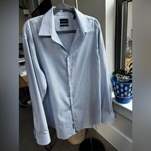 Emporio Armani Classic Gray Dress Shirt